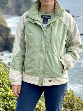 Wetskins Women's Raincoat Windbreaker Hooded Outdoor Jacket Size XL Walking